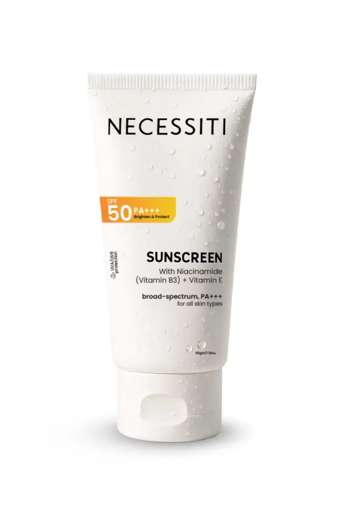Necessiti Sunscreen with Niacinamide SPF 50+++ - Image 1